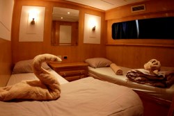 Red Sea MV Asmaa. Twin cabin.